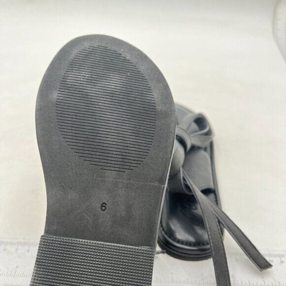 FOWT Women Split Round Toe Sandals Lace up Strappy Comfortable Flats Flip Flop - Picture 6 of 8